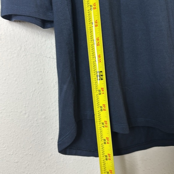 J. Jill Luxe Supima a-line tunic Top in black size Large Made in India - Picture 6 of 7